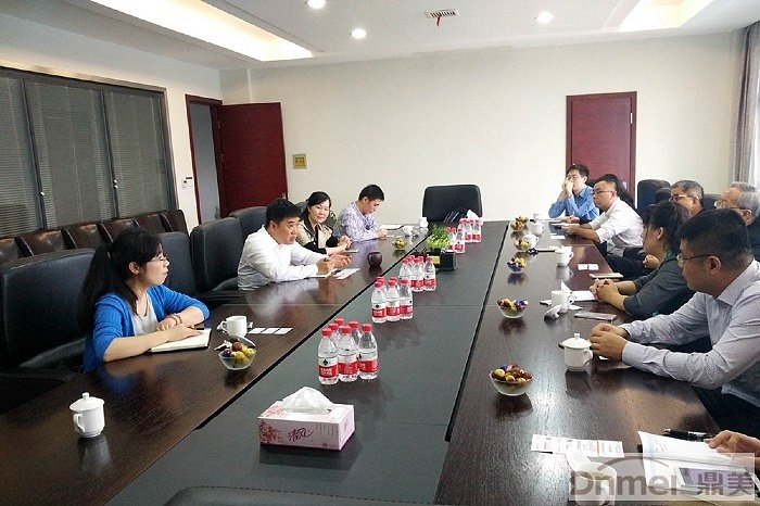 中国互联网协会高新民副理事长一行赴浙江鼎美智装股份有限公司调研